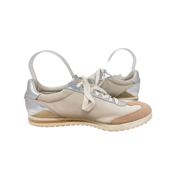 Coach IAN Sneakers~Blush/Silver~Suede "C" Detail~Size 8.5B - Picture 6 of 9